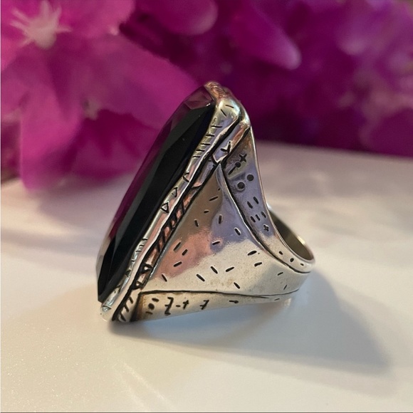 Silpada R2891 ‘BLACK TIE’ Sterling Silver Statement Ring - Picture 5 of 15